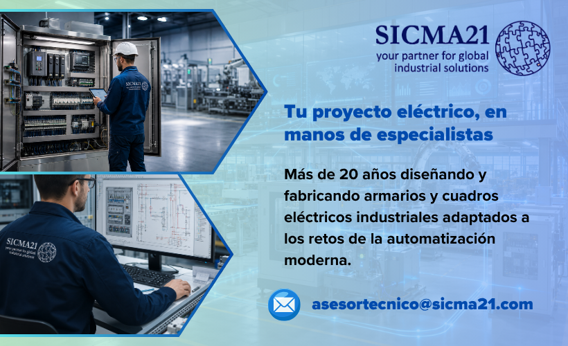 Diseño, fabricación, instación y mantenimiento de todo tipos de armarios de control eléctrico para la automatización
