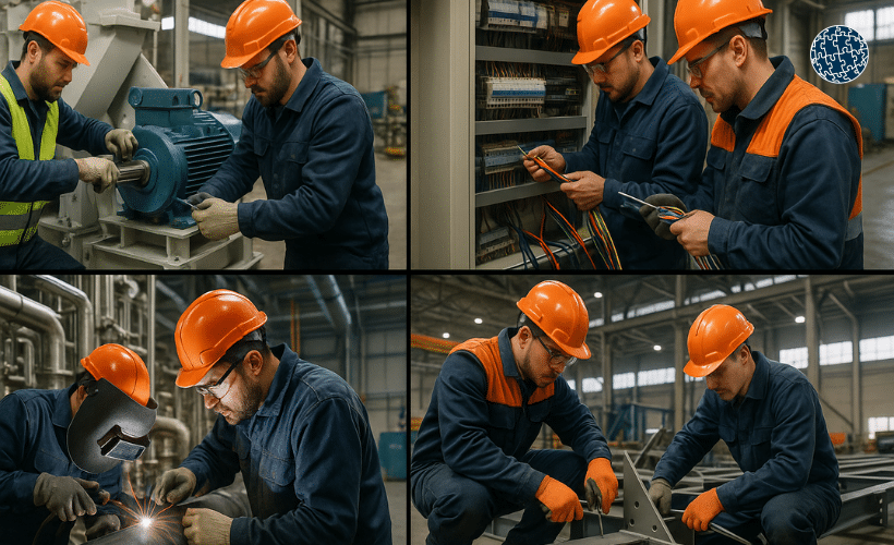 Aplicaciones de los montajes industriales