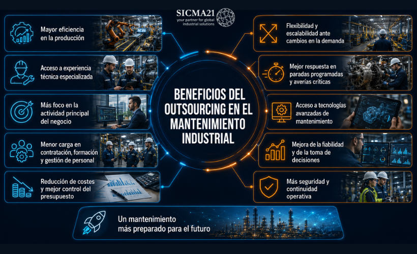 Ventajas del outsourcing en el mantenimiento industrial