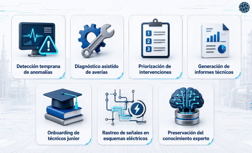 Aplicaciones de la IA en mantenimiento industrial